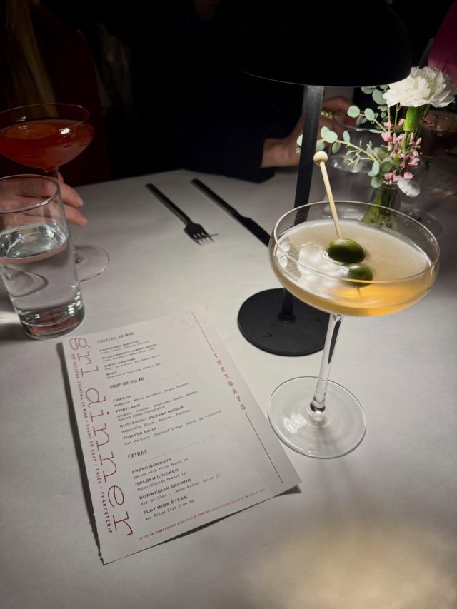 🍸🥩🥗🐔🍷 GRL Dinner: Every Tuesday at CruKansasCity in BrooksideKansasCity! Just listen to the vibrations at this bustling corner bistro! Shoutout to the 3 men who made their way in this Tuesday; I love this experience for you. 

$25 pre-fixe dinner includes:
🫒 Choice of cocktail or wine (currently Espresso Martini, Blackberry-Lemon Martin, or Dirty Martini!)
+ 🍵 Salad or Soup (like, Portland Salad or Butternut Squash Bisque or Tomato!)
+ 🧀 Charcuterie 
+ 🥔 Fries
And
+ 🐟 Extras (currently Fresh Burrata, Golden Chicken, Norwegian Salmon, or Flat Iron Steak!)

What is Cru? A bistro and wine bar that feels like a unique urban escape while residing in the charm of Brookside and where “wine is paramount to the Cru experience, with a 200+ bottle-deep list, and a 20+ by-the-glass selection gracing the menu at all times.” 🥂🍊🍽️🍤🍾

#BrooksideKC #KansasCity #KansasCityMO #VisitKC #ExploreKC