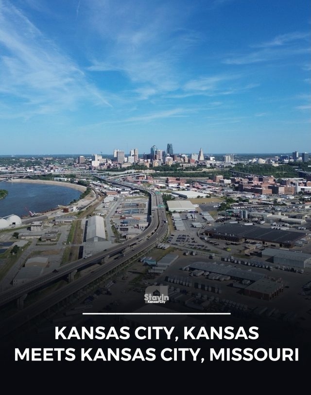 Whether you’re from the Kansas side or the Missouri side, we are all Kansas Citians but try explaining it to an out-of-towner.

They are two separate cities located on opposite sides of the Kansas-Missouri state line, sharing a common name and name origin from the Kansas River.

KCMO was founded first, incorporated in 1853 as the “City of Kansas” and later renamed, while KCK was established in 1872 from several smaller towns to benefit from the growing Missouri city’s success.

Which side are you from? 🏙️ 
.
.
.
#kansascity #kcmo #kc #ourkc #yeskc #visitkc #igkc #kctoday #816 #kcloves #thisiskc #cityoffountains #parisoftheplains #midwest #usa #stayinkc #explorekc #smallbusiness #supportlocal #drone